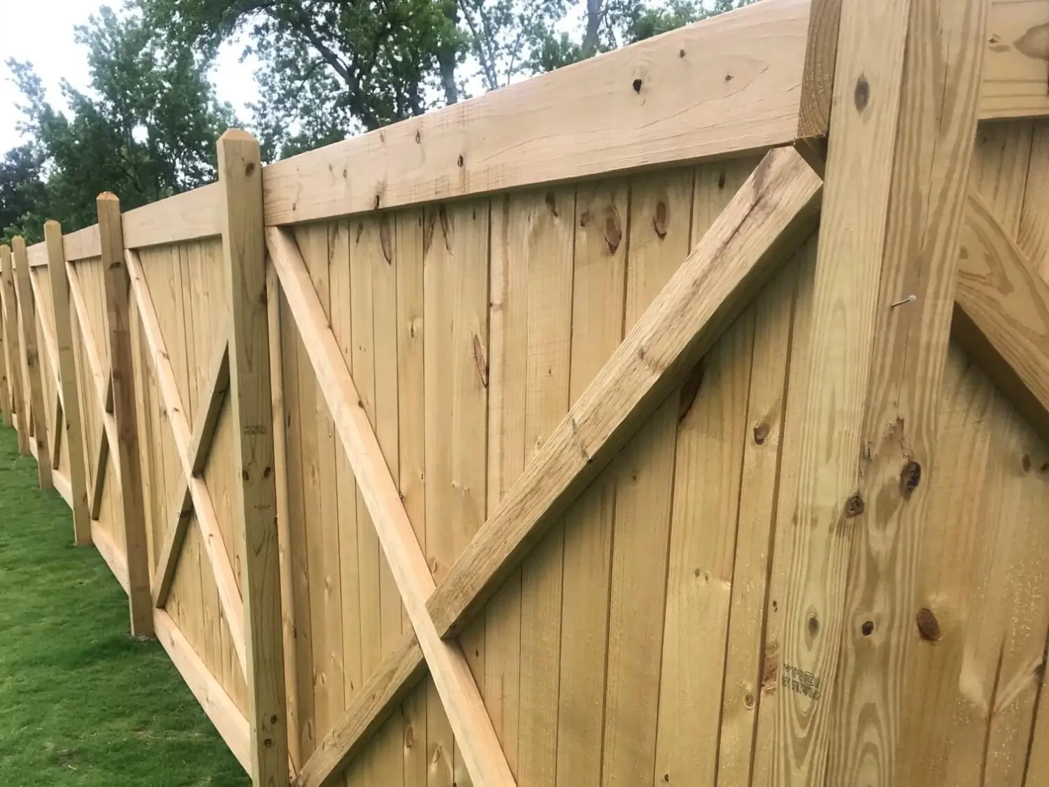 Buford georgia wood fence