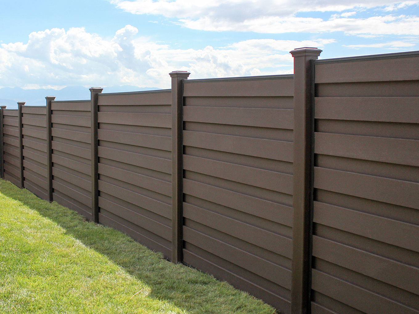 Photo of a composite fence from an Atlanta Georgia residential fences