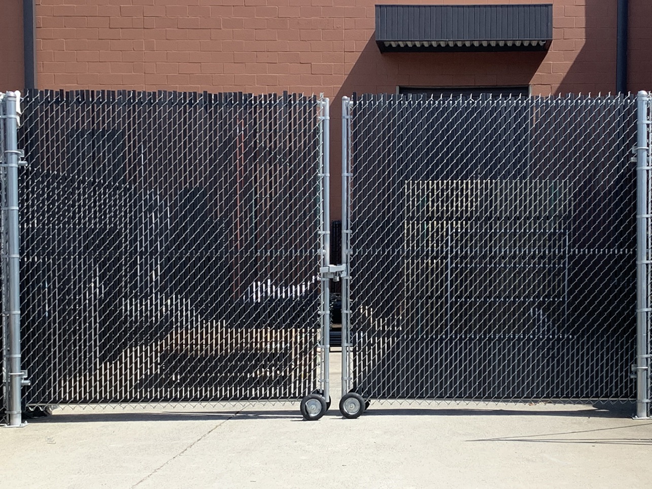 Photo of a commercial gate from an Atlanta Georgia fence company