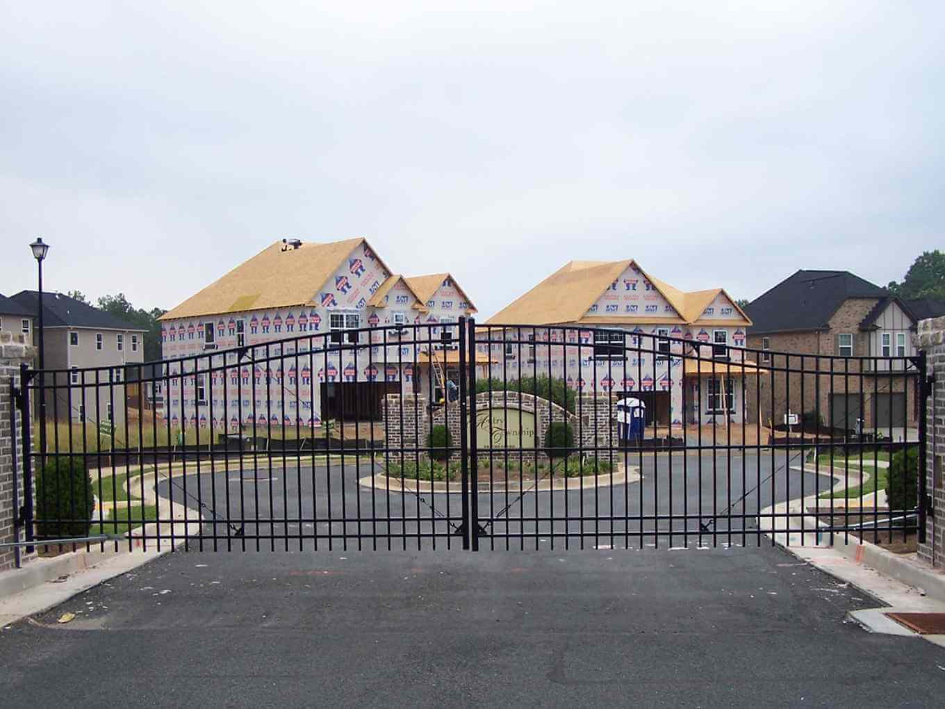 Photo of aluminum gate in Atlanta Georgia