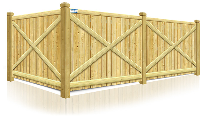 Commercial Wood fence solutions for the Atlanta, Georgia area.