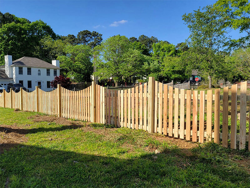 Decorative Fence Example in Cherokee County Georgia