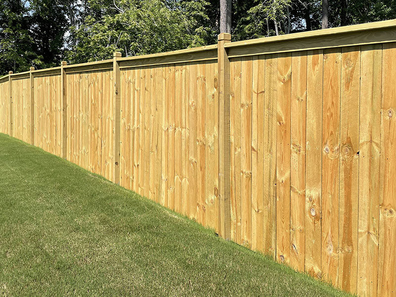 Privacy Fence Example in Cherokee County Georgia
