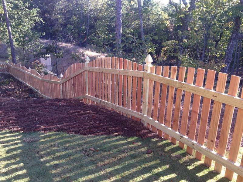 wood fence DeKalb County Georgia