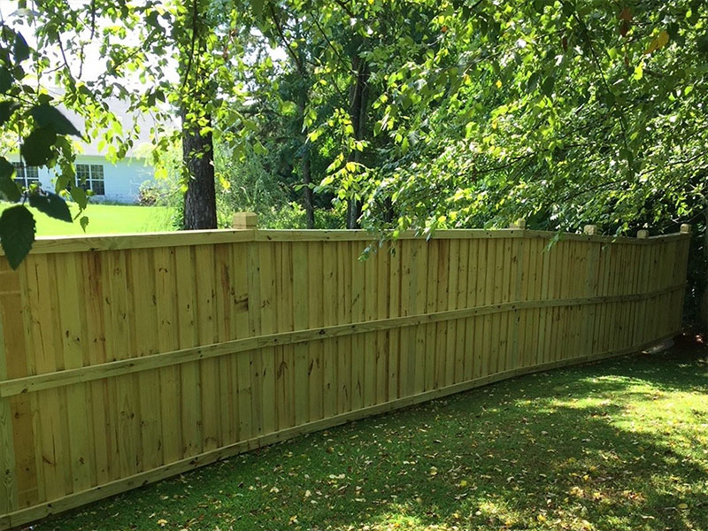 Lithonia Georgia wood privacy fencing
