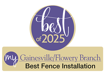 Gainsville Best Fence Installation of 2025 logo