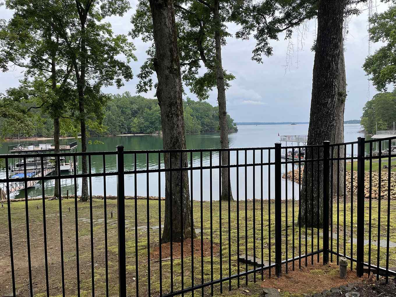 Aluminum Fence Example in Norcross, GA