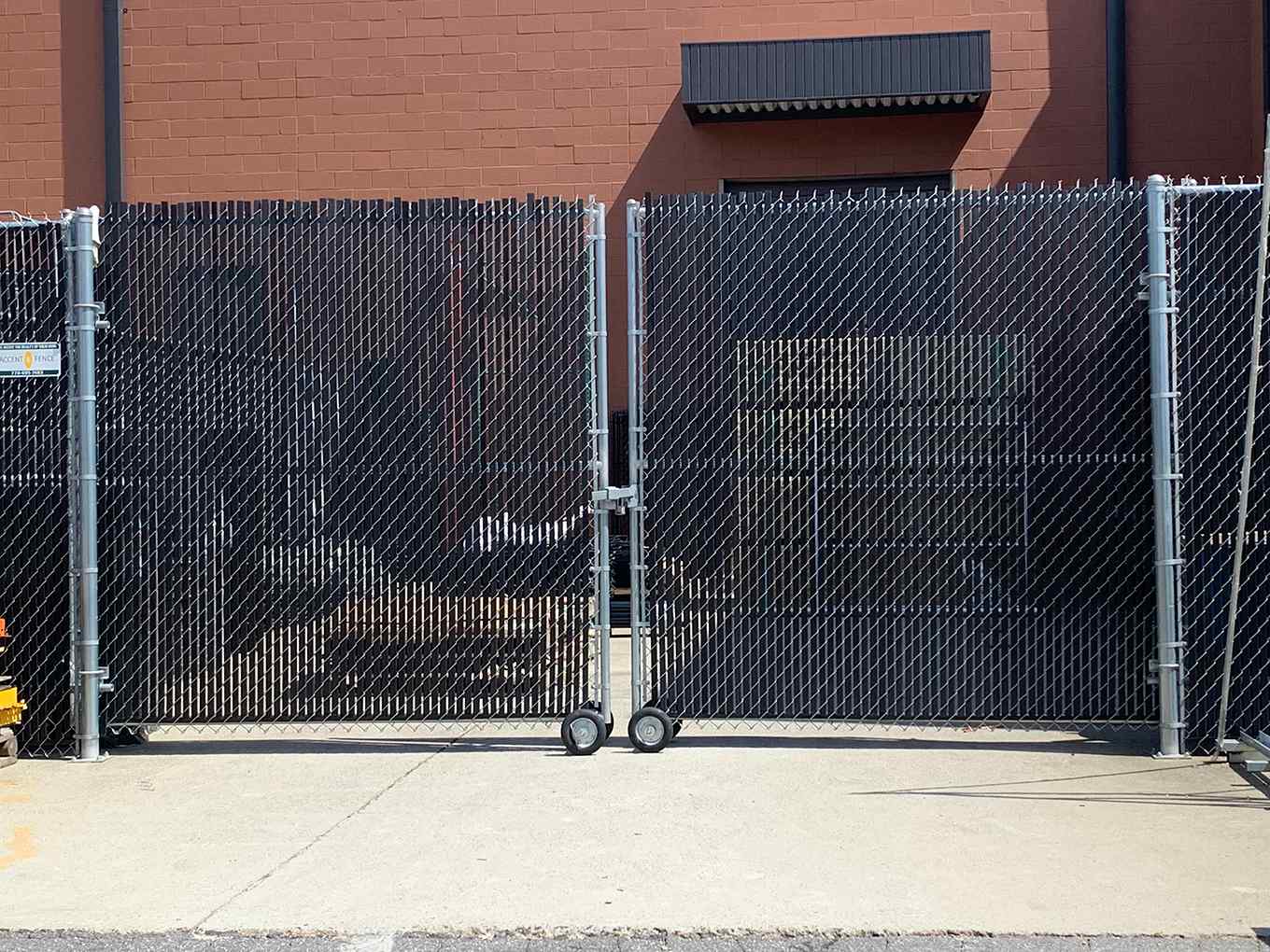 Commercial gate installation in Norcross, GA