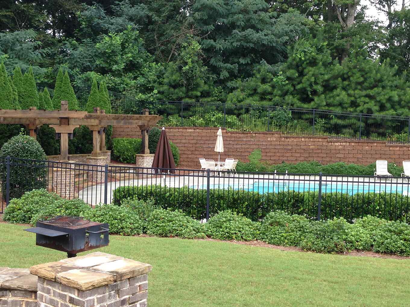 Residential ornamental metal fence contractor in Norcross, Georgia