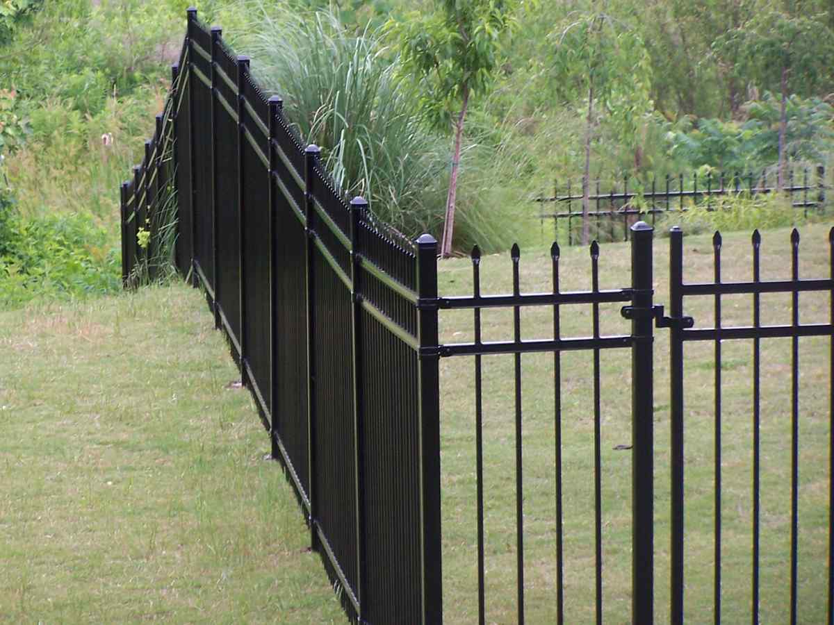 Steel fence located in Norcross, GA