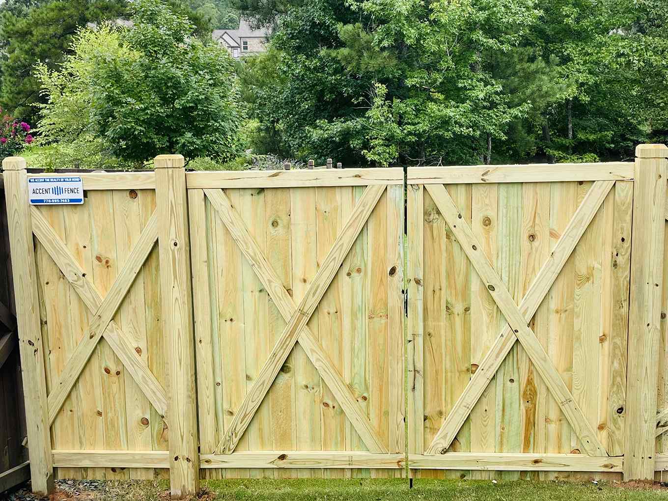 Norcross, GA Wood Fence Example